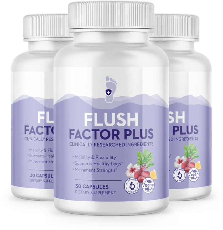 3 bottles Flush Factor Plus